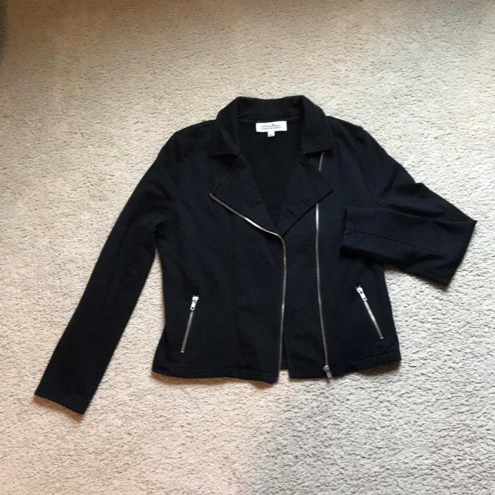Long sleeve black Moto jacket